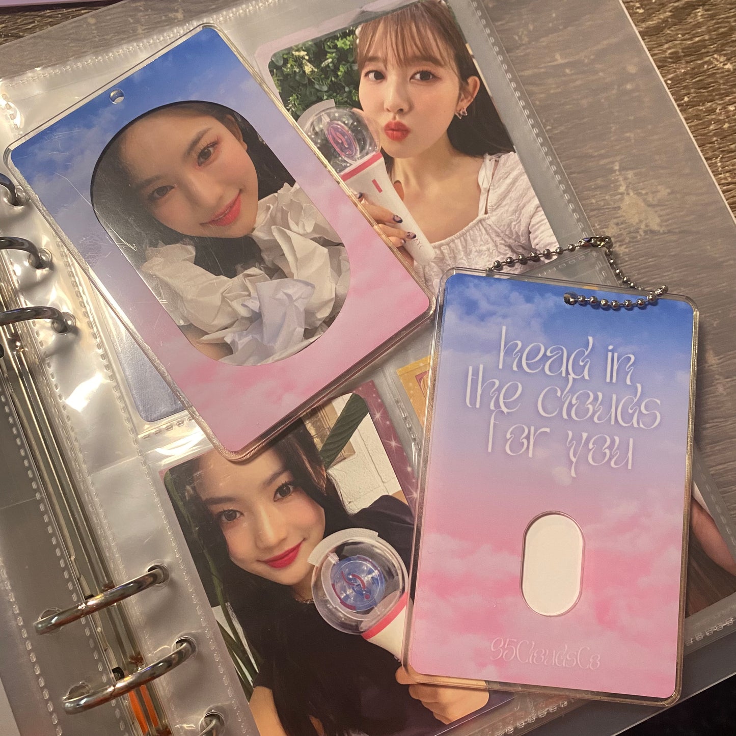 Head in the Clouds Acrylic Photocard Holder