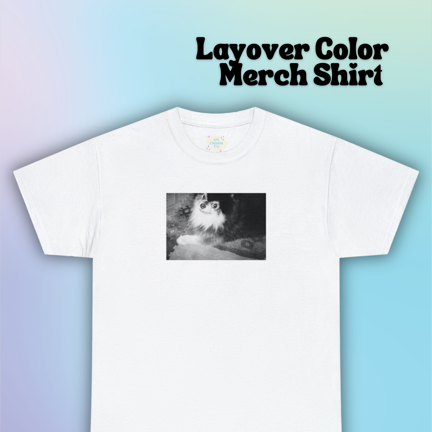 Layover Merch Grey T-shirt | BTS V/Taehyung (Premium)