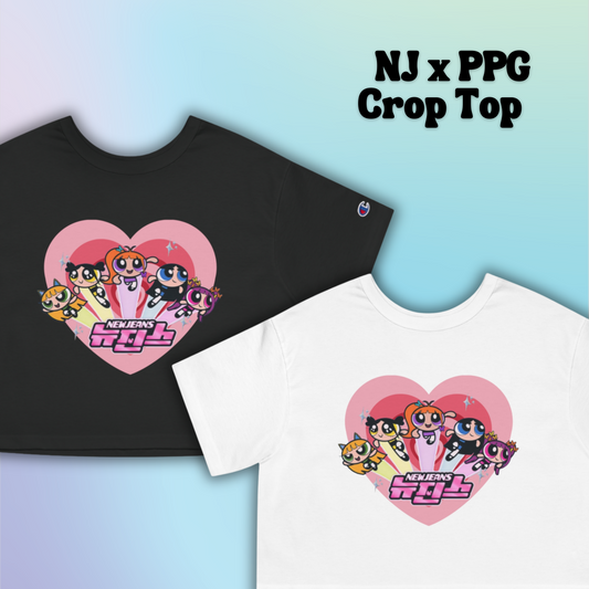 New Jeans X Powerpuff Girls Cropped T-Shirt