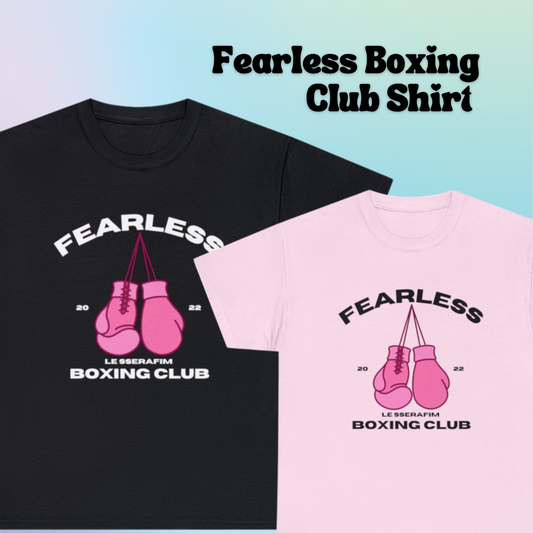 Fearless Boxing Club T-shirt | LESSERAFIM