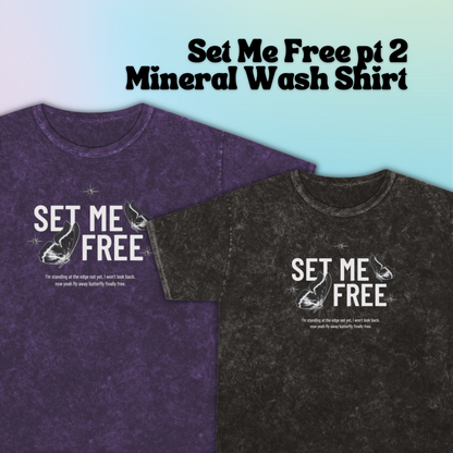 Set Me Free Pt 2 Mineral Wash T-Shirt | Jimin Face