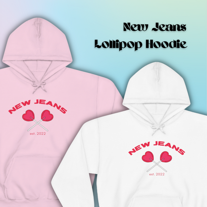 Hype Boy Heart Lollipop Hoodie | New Jeans