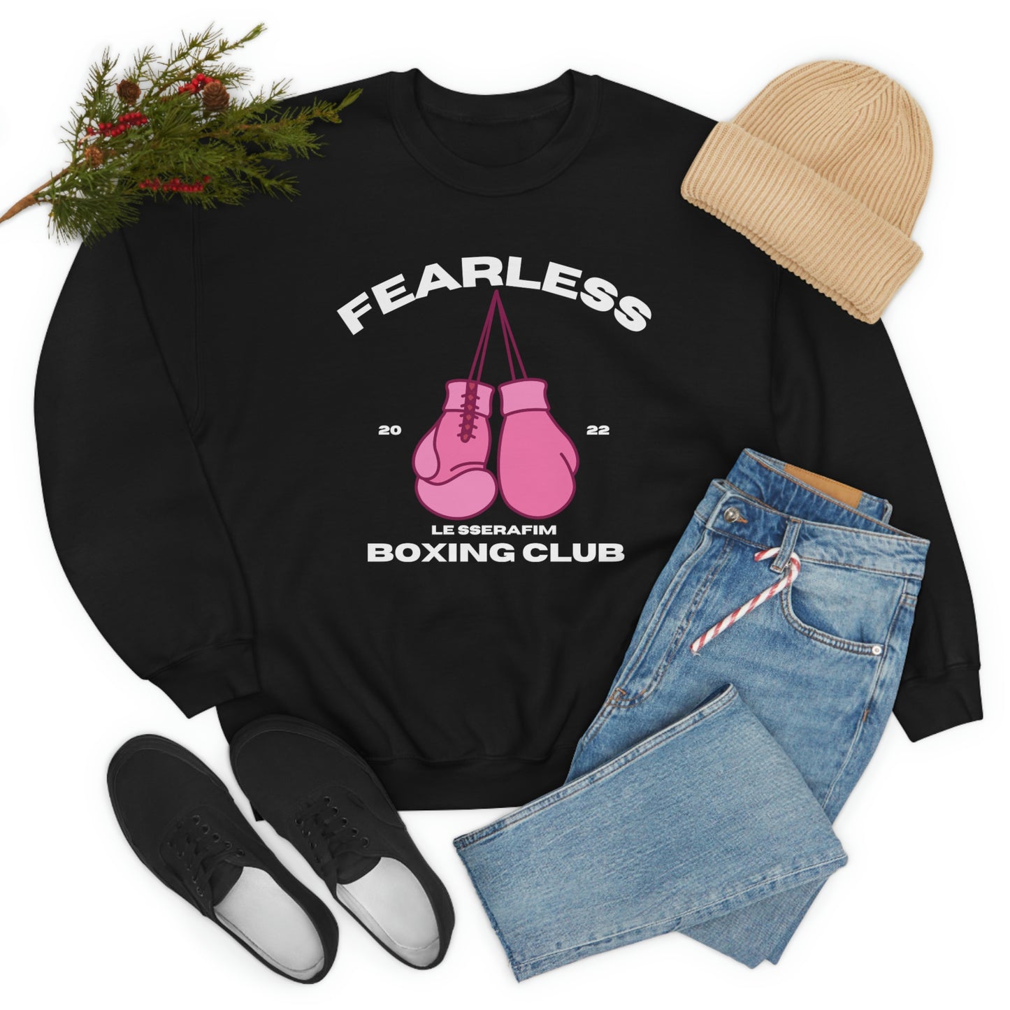 Fearless Crewneck | LESSERAFIM