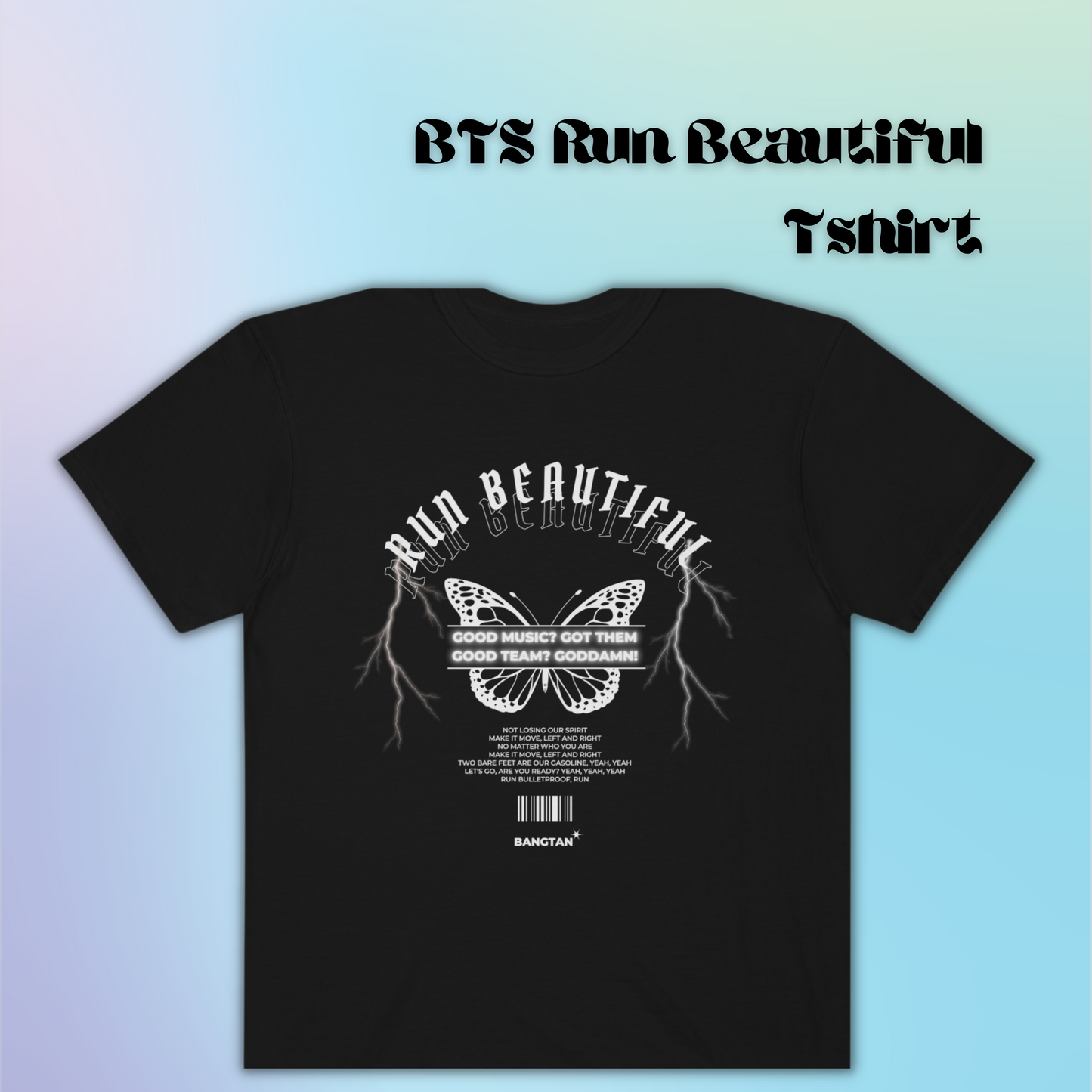 Run BTS Run Beautiful T-Shirt | BTS (Premium)