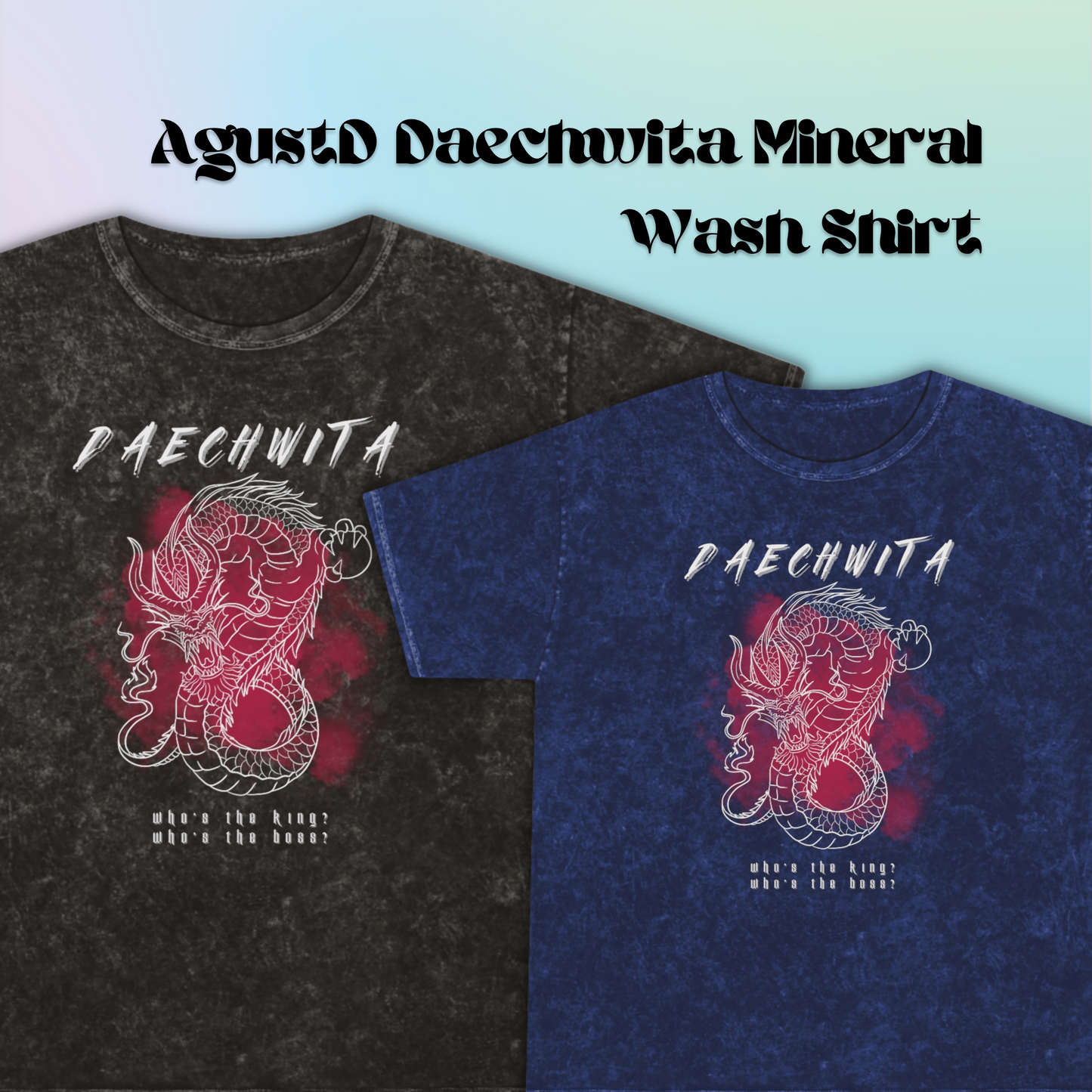 Daechwita Mineral Wash T-Shirt | AgustD D-2