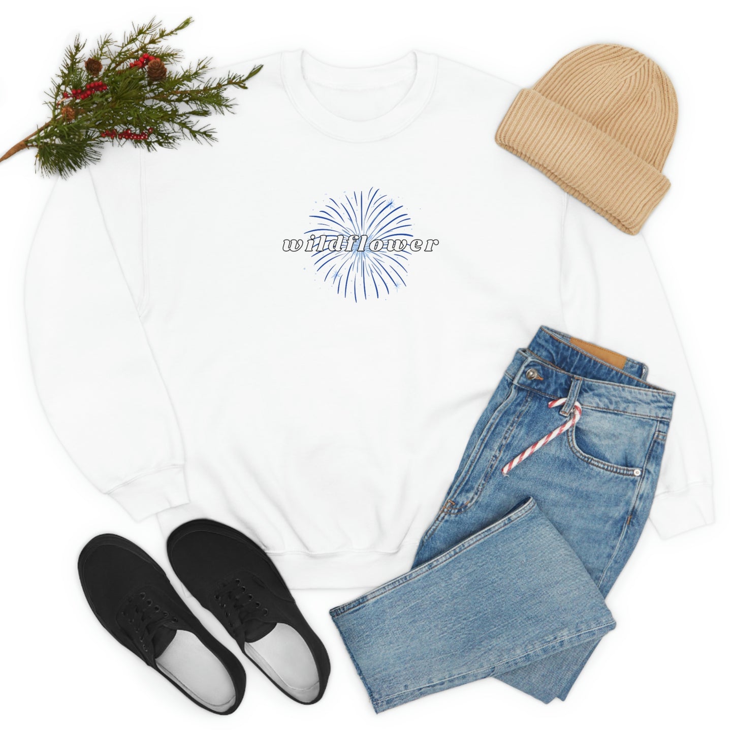 WIldflower Crewneck | RM Indigo