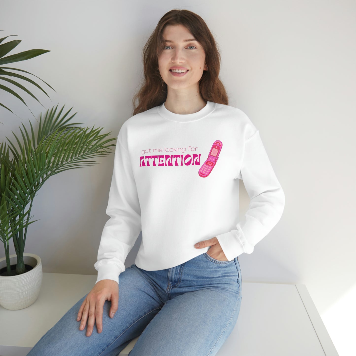 Attention (Pink) Crewneck | New Jeans