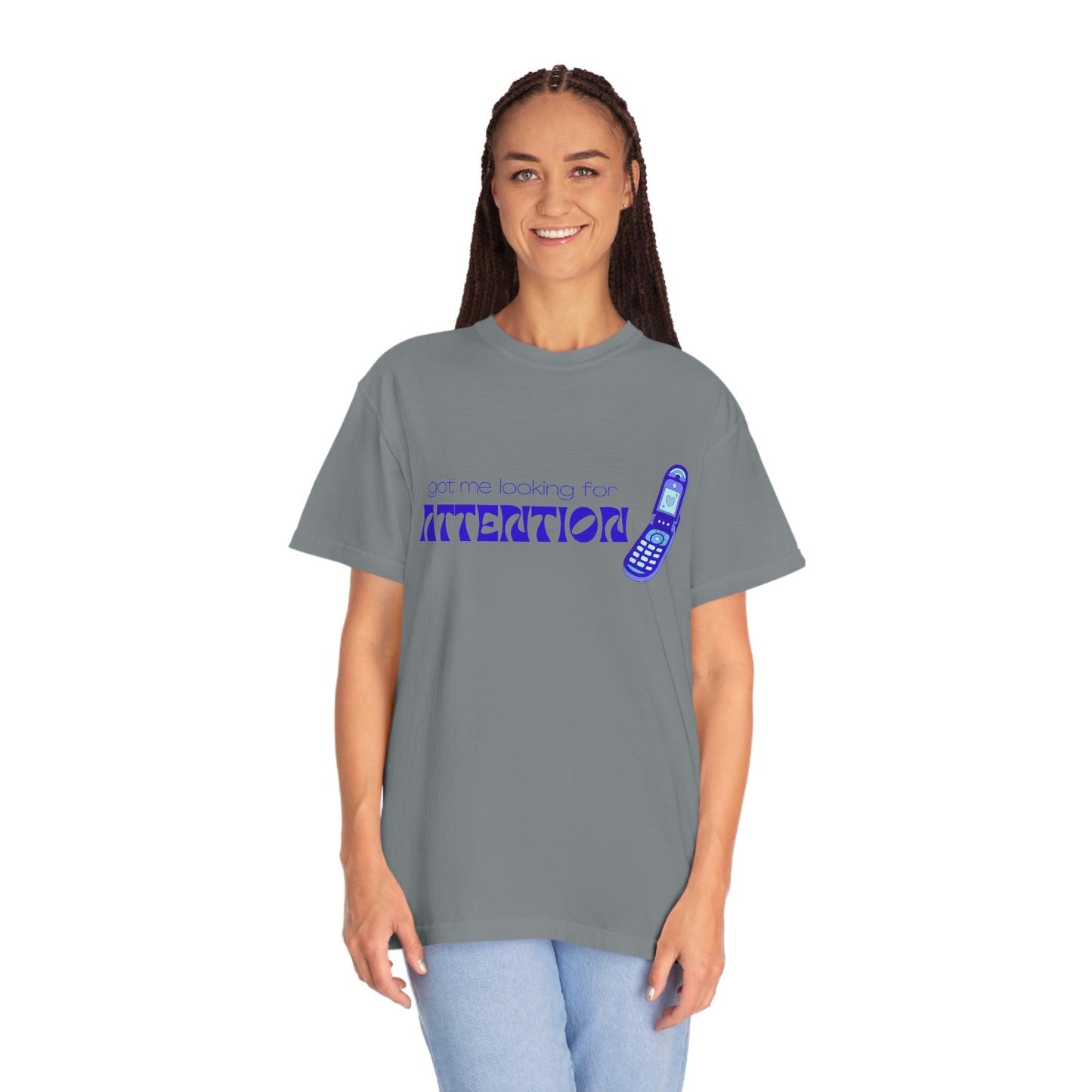 Attention (Blue) T-shirt | New Jeans (Premium)