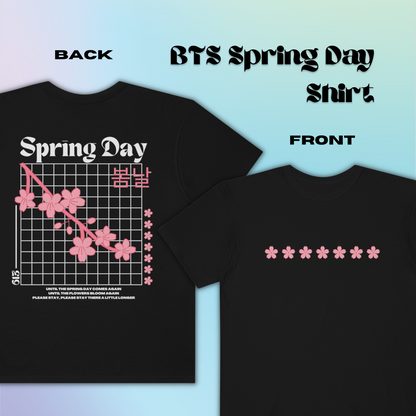 Spring Day T-Shirt Ver 1 | BTS (Premium)