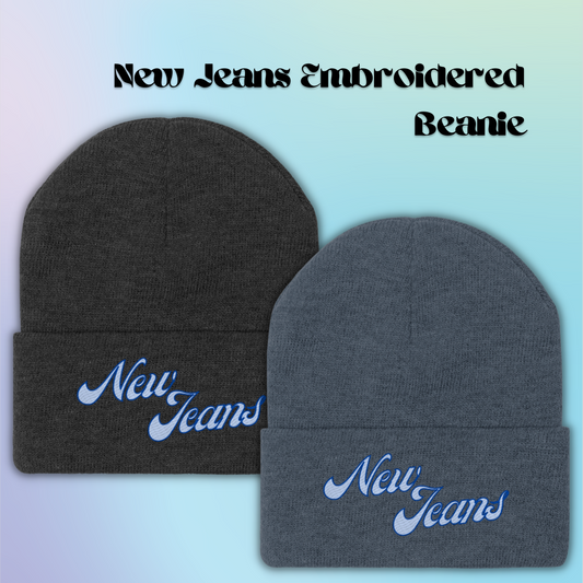 New Jeans Knit Beanie