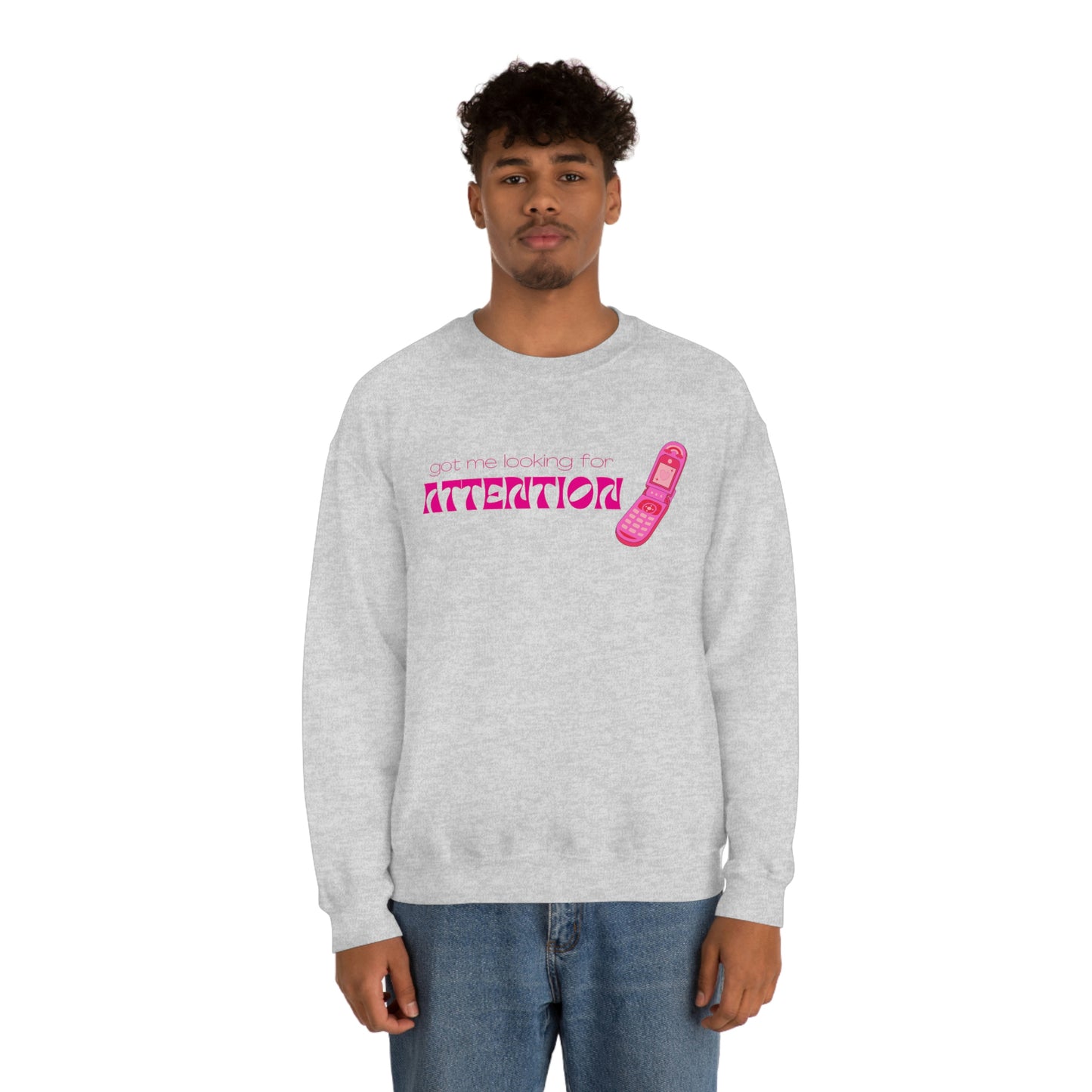 Attention (Pink) Crewneck | New Jeans