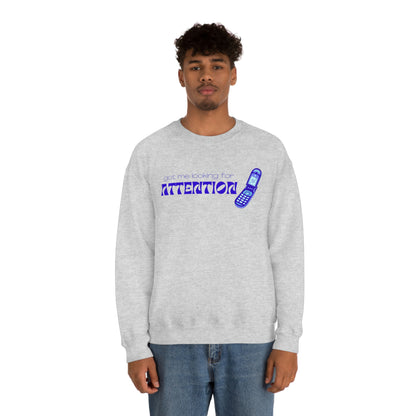 Attention (Blue) Crewneck | New Jeans