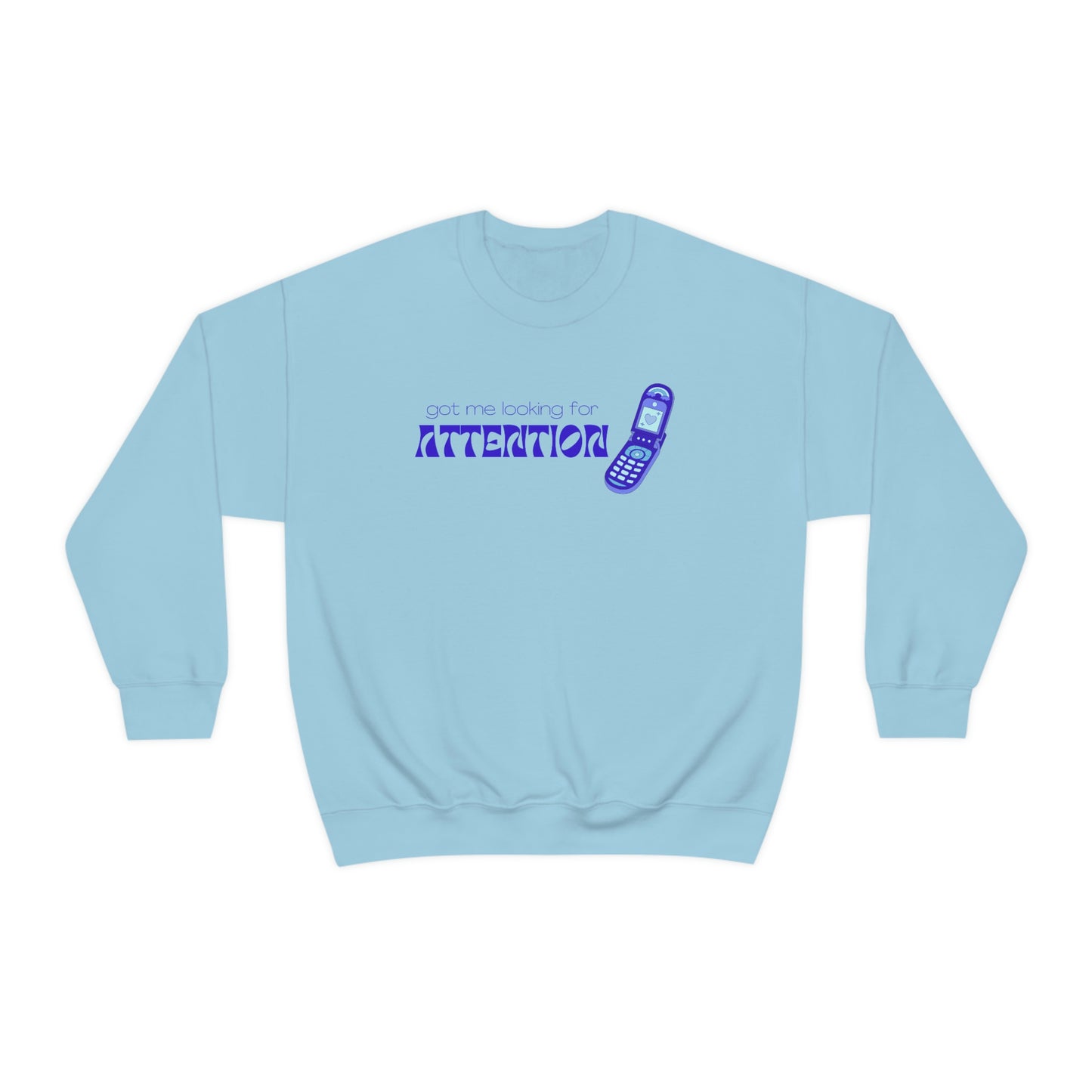 Attention (Blue) Crewneck | New Jeans