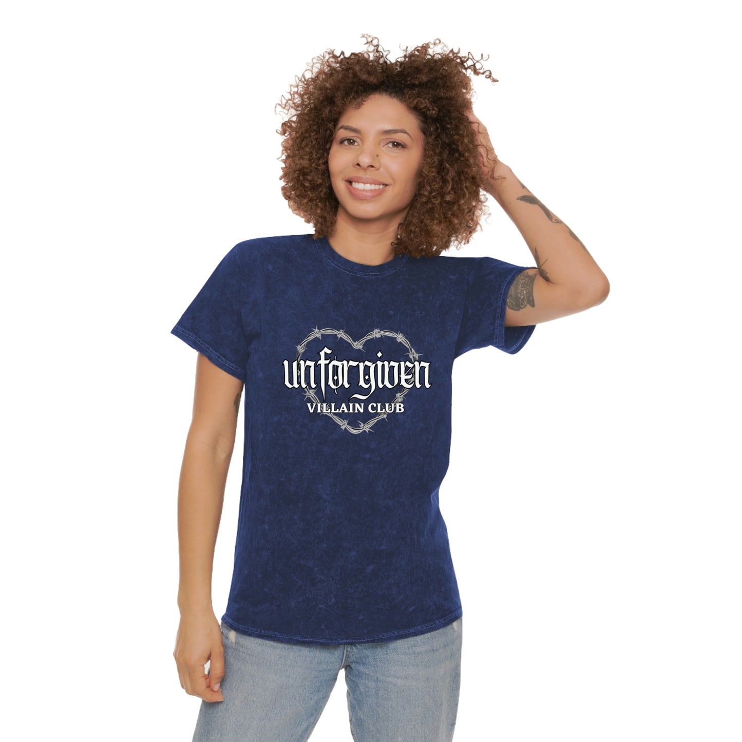 Unforgiven Villain Club Mineral Wash T-Shirt | LESSERAFIM