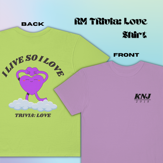 Trivia: Love T-shirt | RM BTS (Premium)