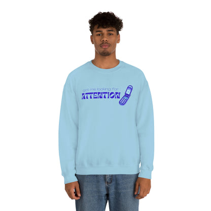 Attention (Blue) Crewneck | New Jeans