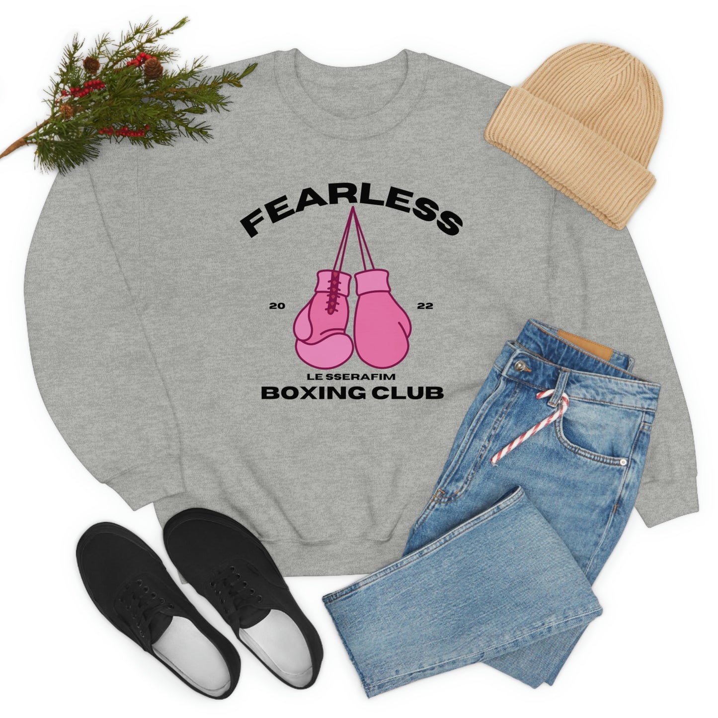 Fearless Crewneck | LESSERAFIM