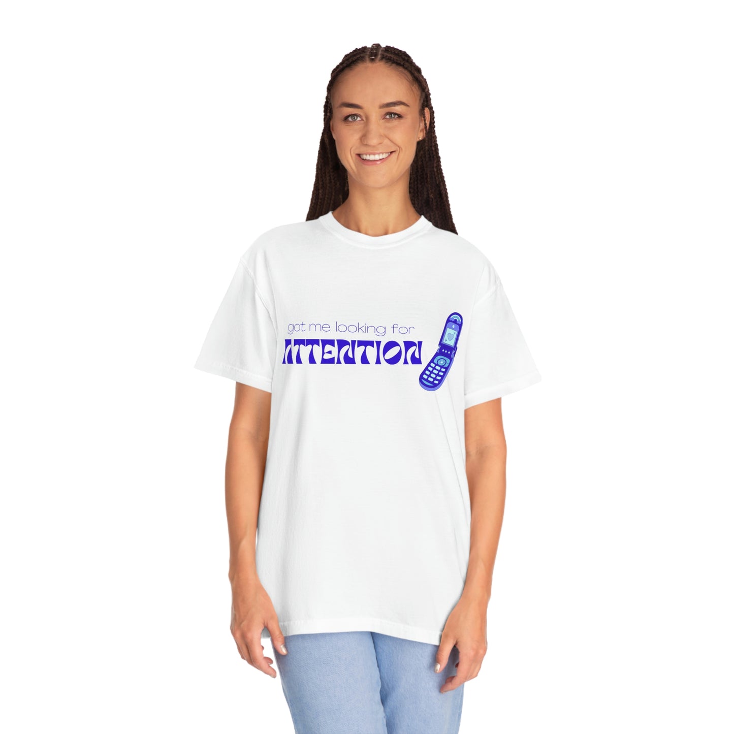 Attention (Blue) T-shirt | New Jeans (Premium)