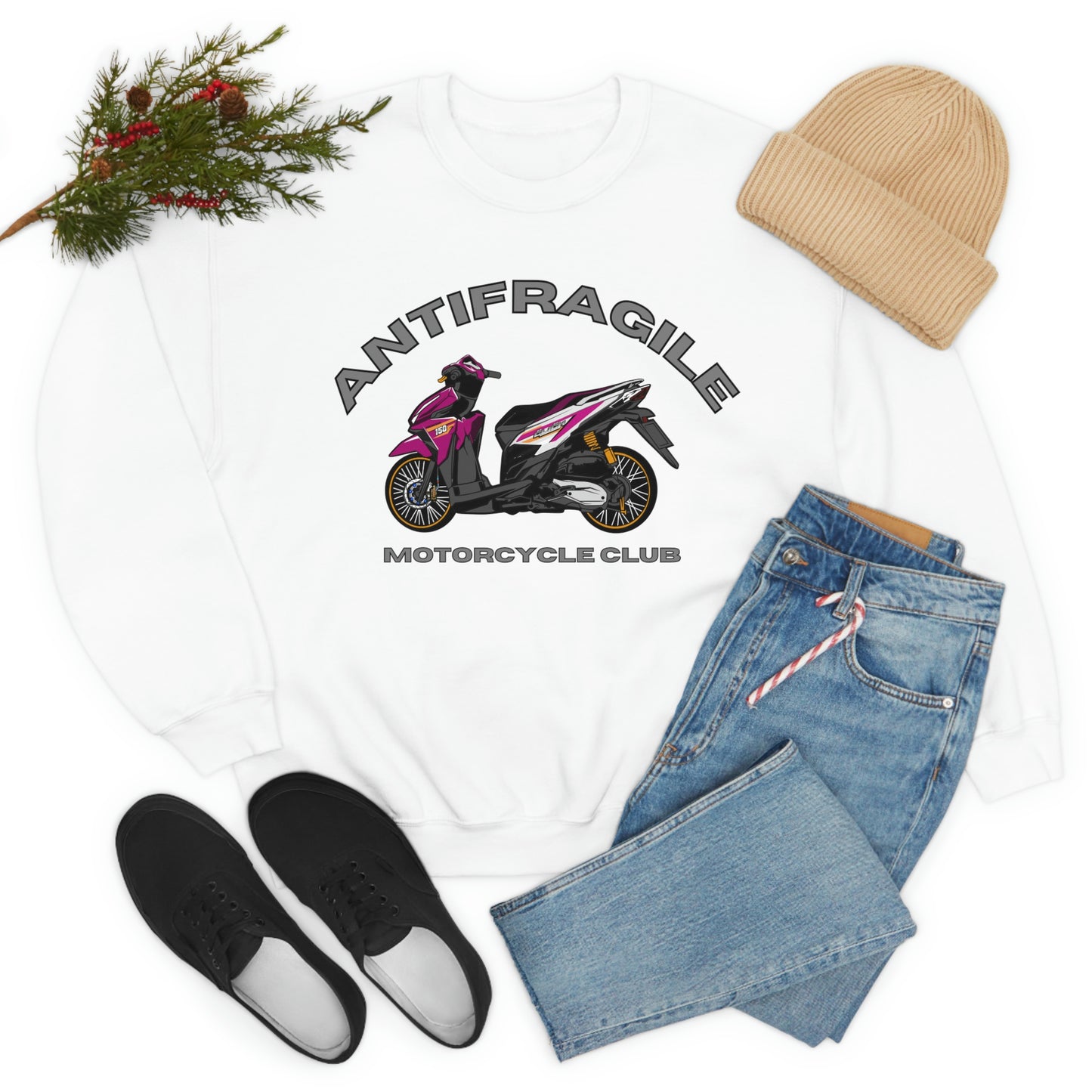 Antifragile Crewneck | LESSERAFIM