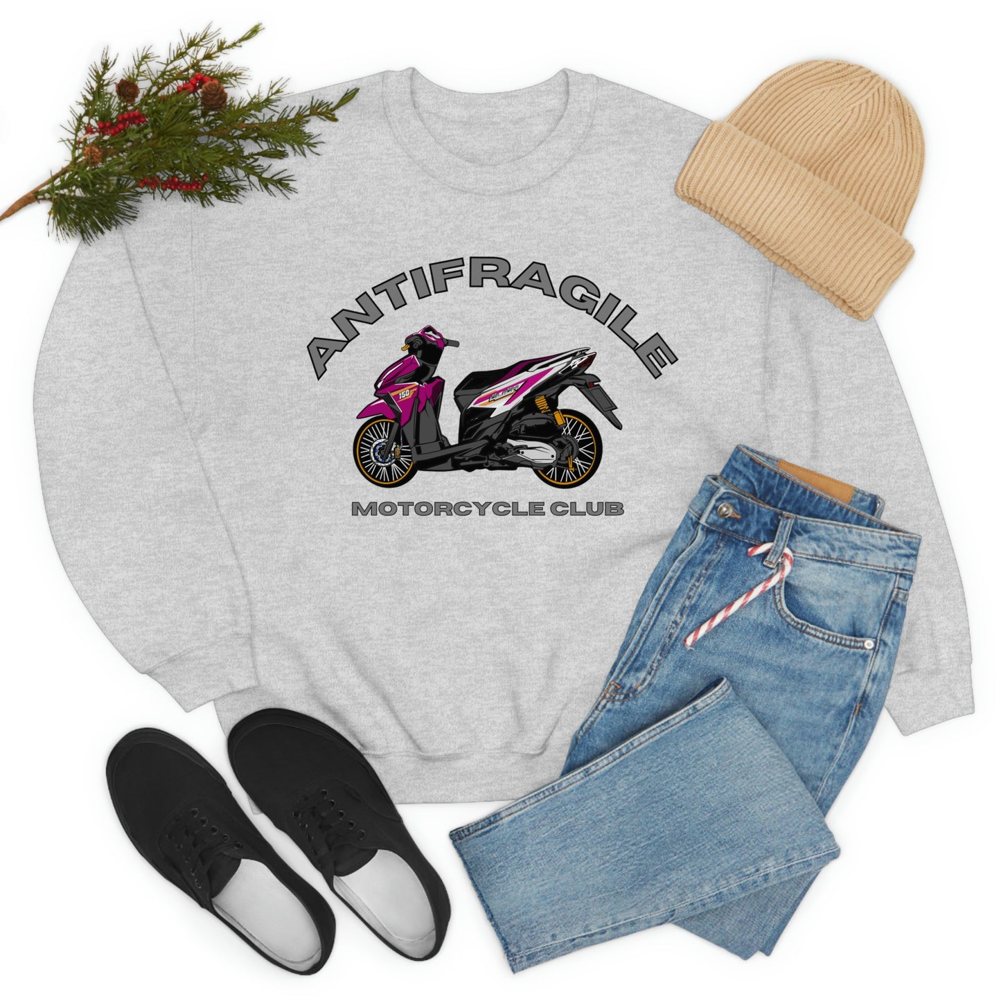 Antifragile Crewneck | LESSERAFIM