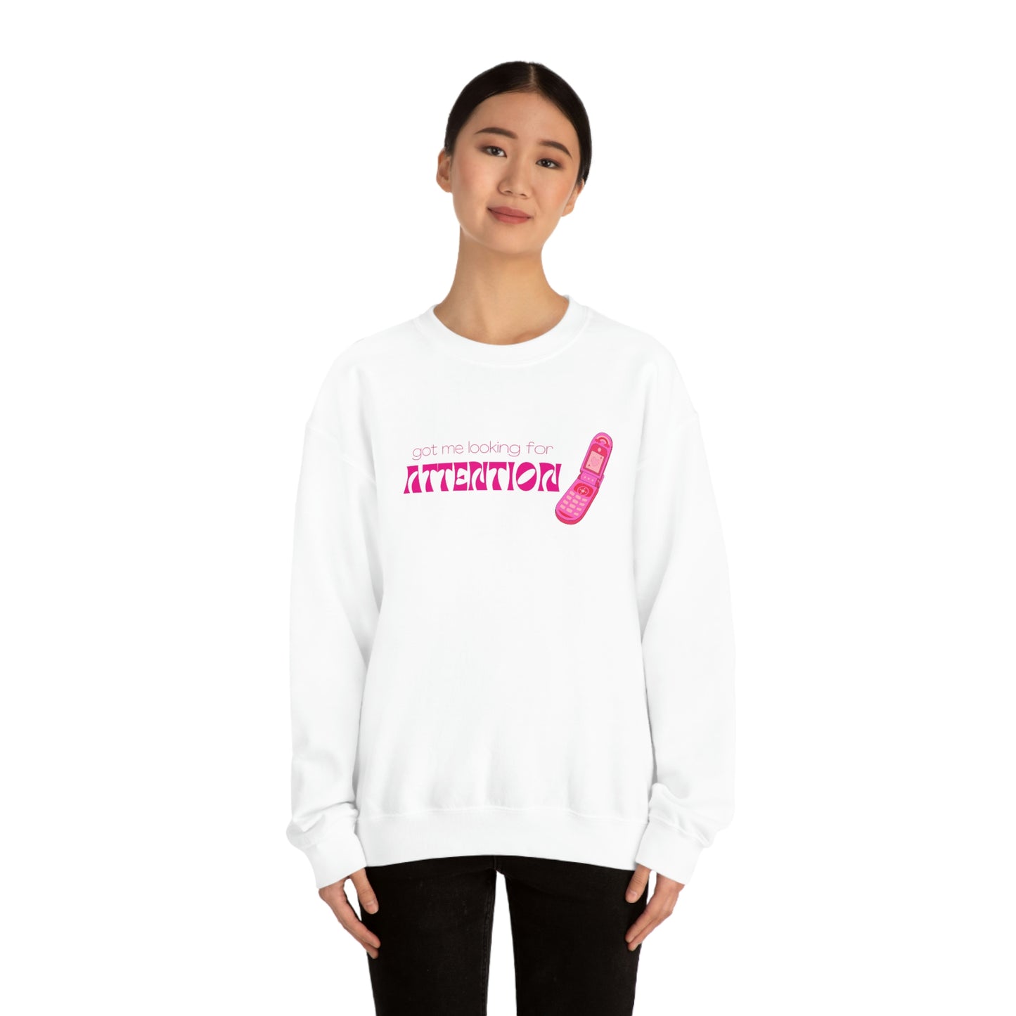 Attention (Pink) Crewneck | New Jeans