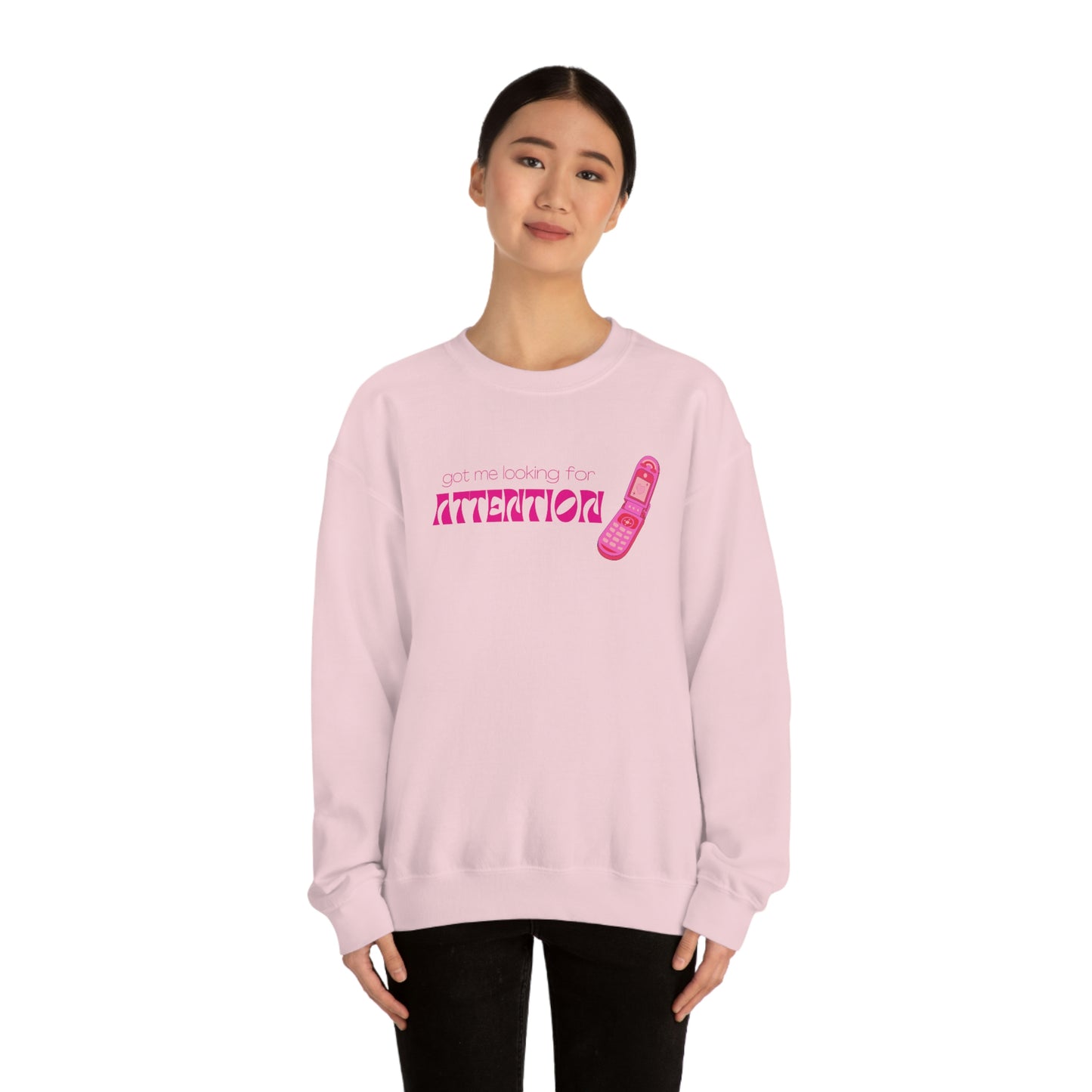 Attention (Pink) Crewneck | New Jeans