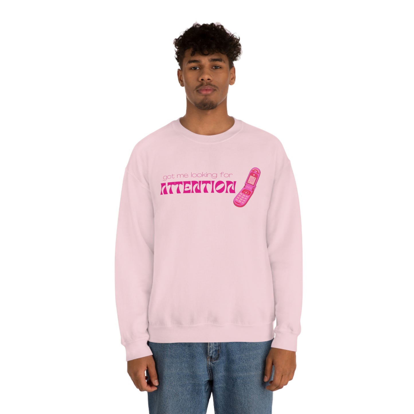 Attention (Pink) Crewneck | New Jeans