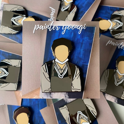 Painter Yoongi Hard Enamel Pin