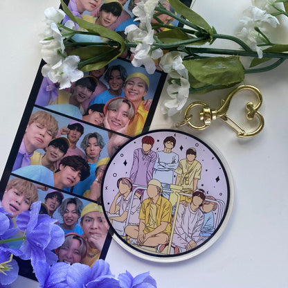 BTS OT7 Festa Acrylic Keychain