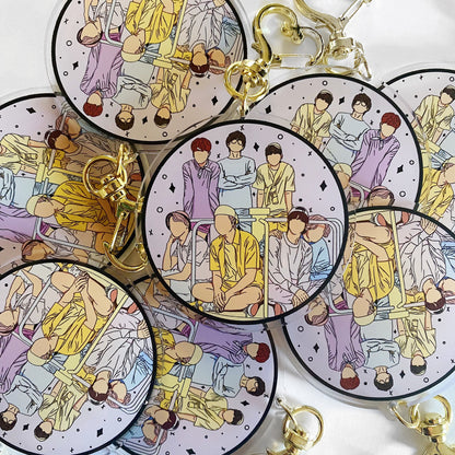 BTS OT7 Festa Acrylic Keychain