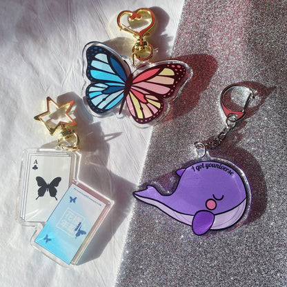 HYYH Butterfly The Most Beautiful Moments in Life Keychain