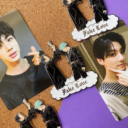 Fake Love Concert Jinkook Jin Jungkook Hard Enamel Pin