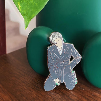 Yoongi/Suga GQ Hard Enamel Pin