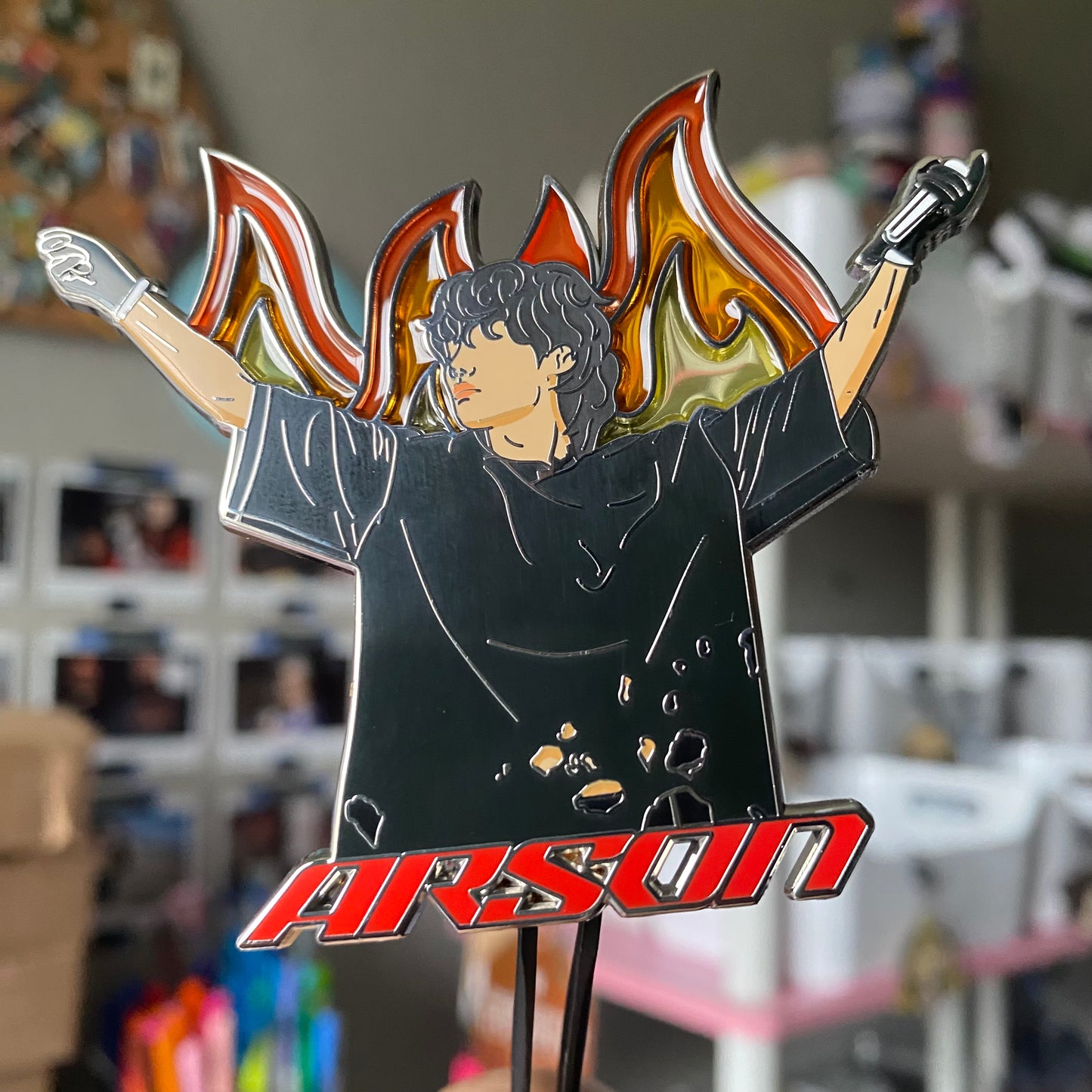 j-hope Lollapalooza Arson Hard Enamel Pin