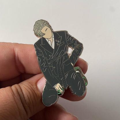 Yoongi/Suga GQ Hard Enamel Pin