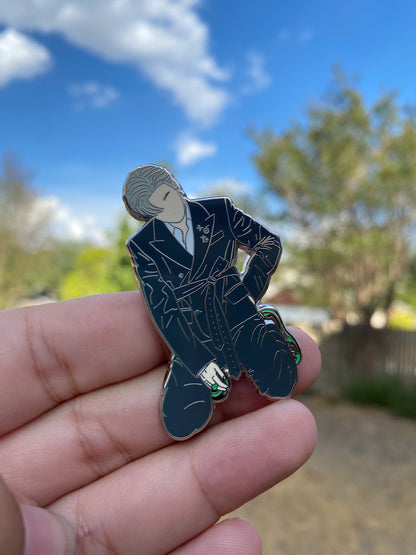 Yoongi/Suga GQ Hard Enamel Pin