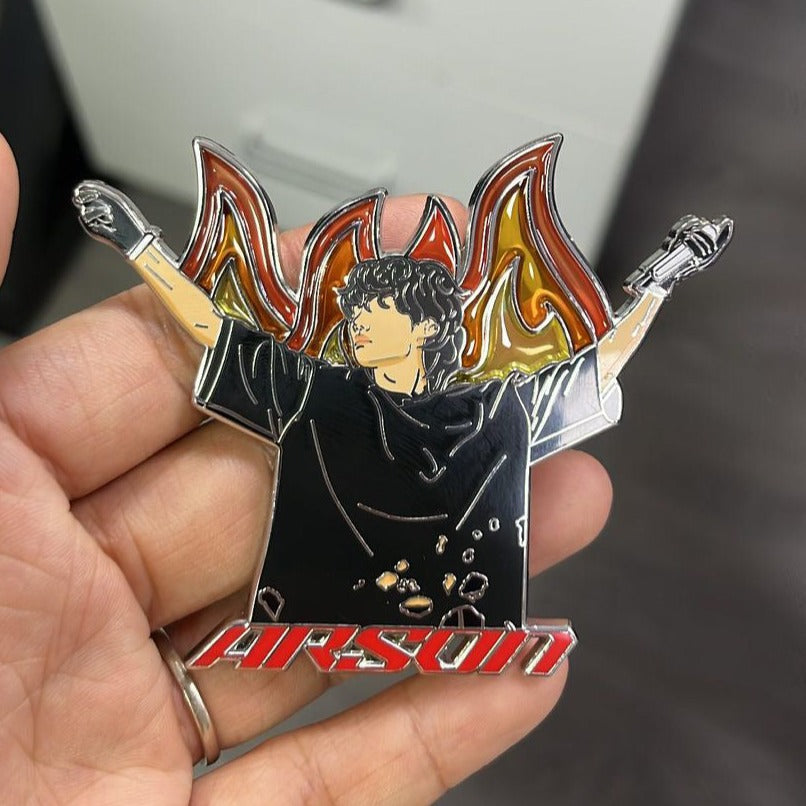 j-hope Lollapalooza Arson Hard Enamel Pin