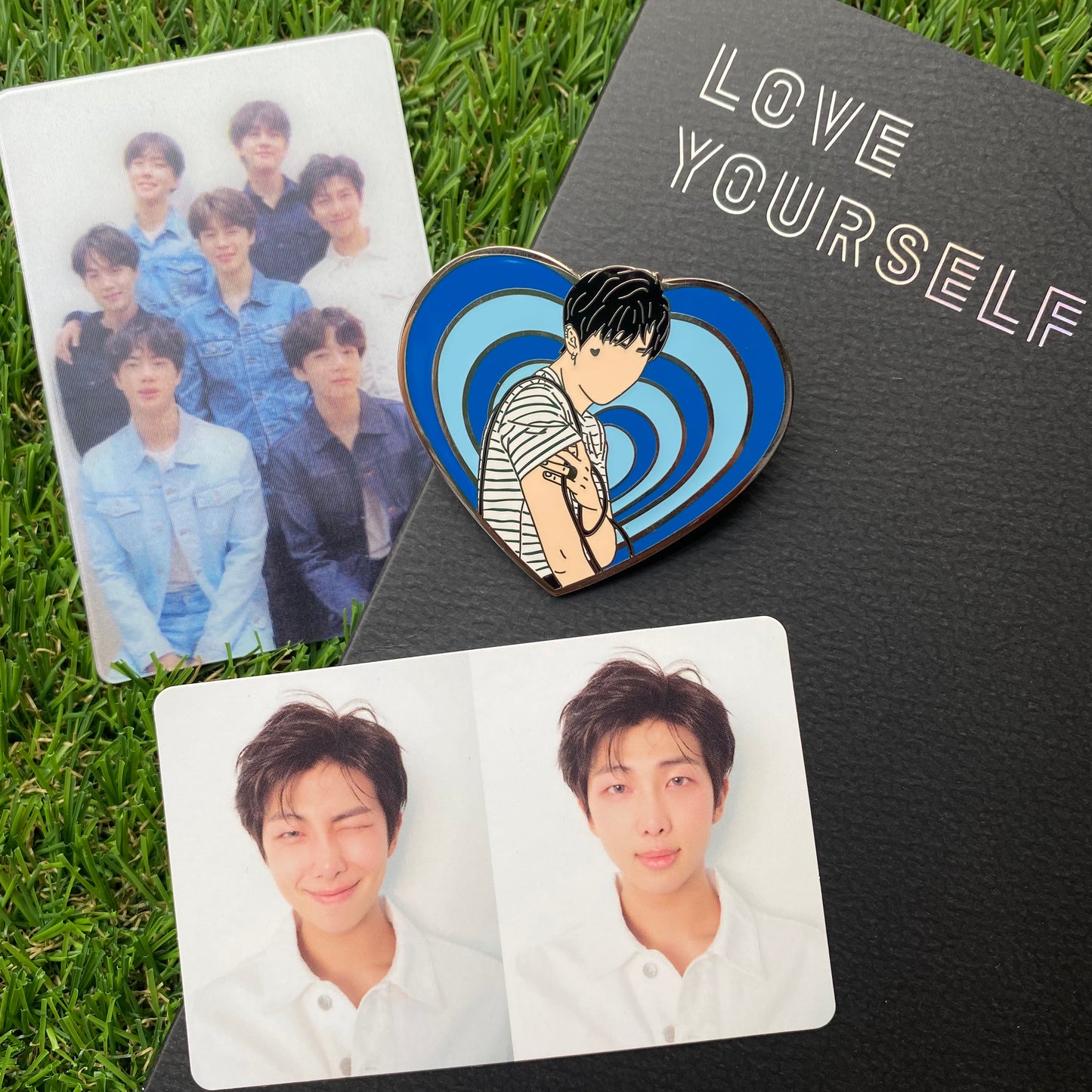 Love Yourself Tear Version O Heart Hard Enamel Pins