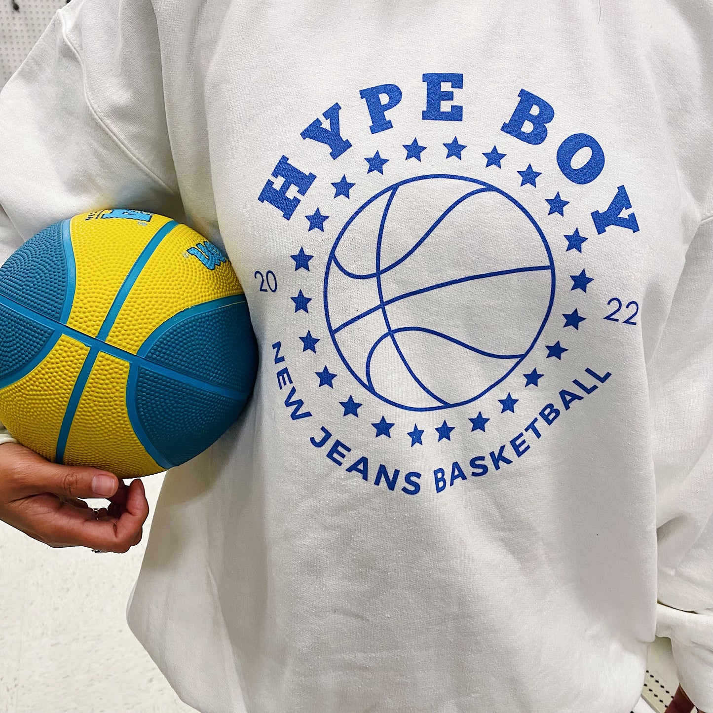 Hype Boy Basketball Crewneck | New Jeans